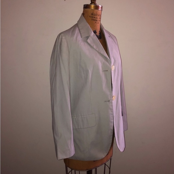 D&G DOLCE&GABBANA] Icy Grey Slim Jacket with pockets - Picture 5 of 14